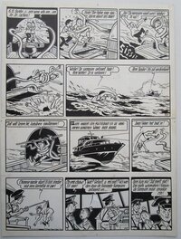 Willy Vandersteen - De sissende sampan - Planche originale