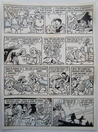 Willy Vandersteen - De schone slaper - Planche originale
