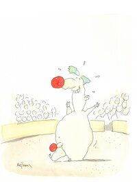 Bélom - Clown coquin... - Original Illustration