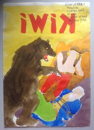 Cette couverture du KIWI 132 possède les couleurs a la gouache au dos ( donc a encadrer avec double verre pour faire ressortir les couleurs par transparence ) . Cette couverture du KIWI 132 possède les couleurs a la gouache au dos ( donc a encadrer avec double verre pour faire ressortir les couleurs par transparence ) .