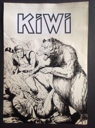 La couverture de KIWI 132 au format entier de 25,5 x 36,5 Cm La couverture de KIWI 132 au format entier de 25,5 x 36,5 Cm