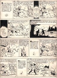 Willy Vandersteen - Bob et Bobette / Suske en Wiske V9 - Lambiorix - Planche originale