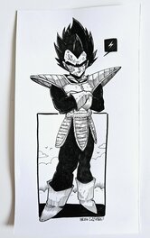 oTTami - Dessin original de l'Inktober 2022 : Vegeta par oTTami ! - Original Illustration