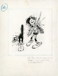André Franquin - Gaston Lagaffe - Original Illustration