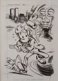 Janry - Spirou Megadrive - Original Illustration