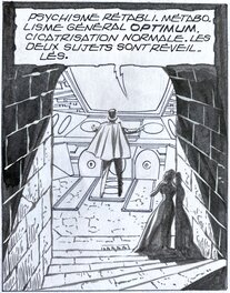Jean-Yves Mitton Mikros Titans no 58 page 46 planche originale c1 Jean-Yves Mitton Mikros Titans no 58 page 46 planche originale c1