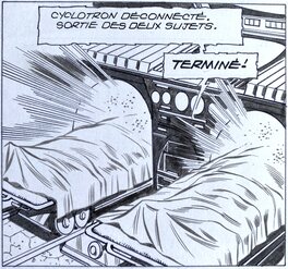 Jean-Yves Mitton Mikros Titans no 58 page 46 planche originale d1 Jean-Yves Mitton Mikros Titans no 58 page 46 planche originale d1