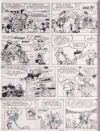 Jean-Claude Fournier - Spirou - Du glucose pour Noémie - Planche originale