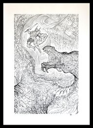Bruno Maïorana - Prince & Dragon - Original Illustration