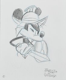 Fabrizio Petrossi - Mickey - Œuvre originale