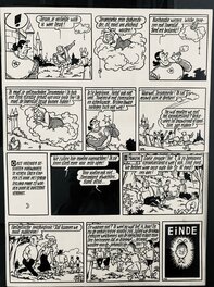 Willy Vandersteen - Suske en Wiske / Bob et Bobette - De Schone Slaper - Planche originale