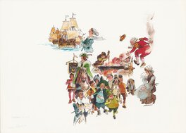Jan Wesseling - Jan Wesseling | 1988 | De zeven schepenen van Eys - Illustration originale