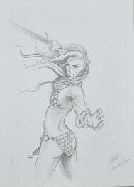 Nikola Boskovic - Red Sonja - Original Illustration