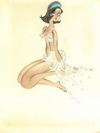 Kiraz - Pin-Up Aubade - Illustration originale