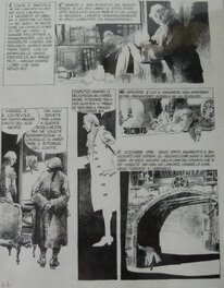 Dino Battaglia - Casanova -Un vecchio bibliotecario p4 - Planche originale