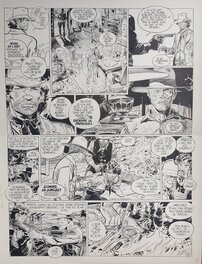 Jean Giraud - 1986 - Blueberry : Le bout de la piste * - Planche originale