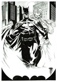 Philippe Bringel - Batman - Attention au Joker - Illustration originale