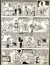 Willy Vandersteen - Suske en Wiske / Bob et Bobette - De Poenschepper - Planche originale