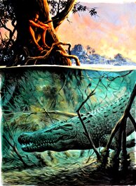 Jean-Denis Pendanx - Le Maître Des Crocodiles – Couverture Originales – Jean-Denis Pendanx - Original Cover