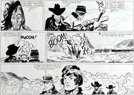Hugo Pratt - Sergent Kirk - Il Castello di Titlan page 74 - planche originale - comic art a Hugo Pratt - Sergent Kirk - Il Castello di Titlan page 74 - planche originale - comic art a