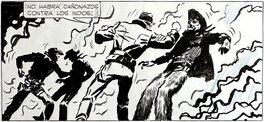 Hugo Pratt - Sergent Kirk - Il Castello di Titlan page 74 - planche originale - comic art d Hugo Pratt - Sergent Kirk - Il Castello di Titlan page 74 - planche originale - comic art d