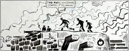 Hugo Pratt - Sergent Kirk - Il Castello di Titlan page 75 - planche originale - comic art c Hugo Pratt - Sergent Kirk - Il Castello di Titlan page 75 - planche originale - comic art c