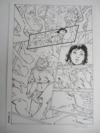 Romano Molenaar - Minxx cyberpunk issue 3 - Planche originale