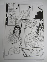 Romano Molenaar - Minxx cyberpunk issue 3 - Planche originale