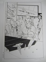 Romano Molenaar - Minxx cyberpunk issue 3 - Planche originale
