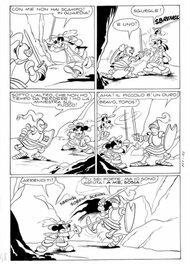 Planche originale - Topolino e il magico rubino