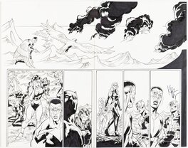 Kieron Dwyer - Avengers (vol.30 - Issue 475 p 2-3 - Planche originale