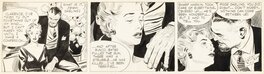 Alex Raymond - Rip Kirby - 11 Février 1954 - Planche originale