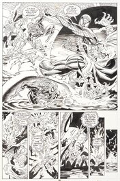 Alex Saviuk - Web of Spiderman - Spirits of Venom pt3 - Issue 96 p20 - Planche originale