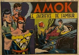 Collection Aventures et Mystères n°55 ; Amok " Le Sacrifice de Sambur " ( 1948 )