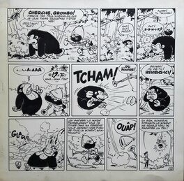 Greg - Luc Junior, Robinson planche 17 - Planche originale