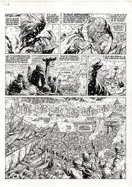 Jean-Yves Mitton - Chroniques Barbares Tome 3 - Planche originale