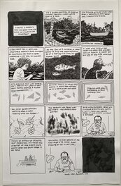 Noah Van Sciver - Noah Van Sciver - As a cartoonist - Fishing - Planche originale