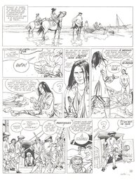 Patrice Pellerin - L'épervier le rocher du crane Tome 2 planche26 - Comic Strip