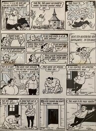 Willy Vandersteen - Suske en Wiske / Bob et Bobette - De Dulle Griet - Planche originale