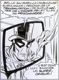 Jean-Yves Mitton - Mikros - Titans no 56 page 40 - planche originale - comic art - e1