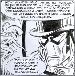 Jean-Yves Mitton - Mikros - Titans no 56 page 40 - planche originale - comic art - f1