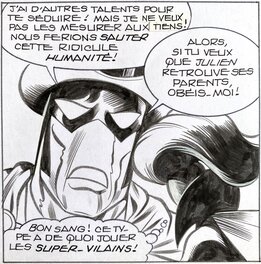 Jean-Yves Mitton - Mikros - Titans no 56 page 40 - planche originale - comic art - h1 Jean-Yves Mitton - Mikros - Titans no 56 page 40 - planche originale - comic art - h1