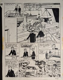 Jidéhem - Ginger, album n°5 : L'Affaire Azinski, page 10 - Planche originale