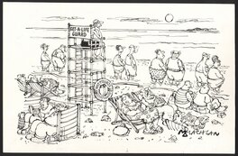 Edward McLachlan - Get-A-Life guard - Illustration originale