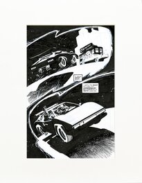 Planche originale - Sin City • Family values • p32                    Lamborghini