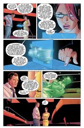 Version publiée de la planche (Dark Reign Elektra #4 page 13 Version publiée de la planche (Dark Reign Elektra #4 page 13