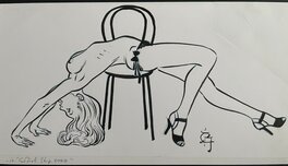 Olaf Boccère - Coffret striptease - Original Illustration