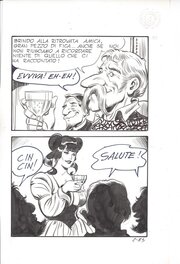 Leone Frollo - Click Fumetti #2 : Biancaneve a New-York p197 - Planche originale