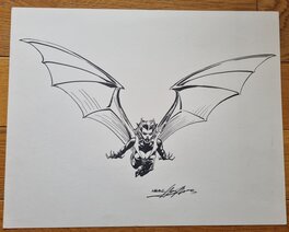 Neal Adams - Valeria the She-Bat (avec COA) - Original Illustration