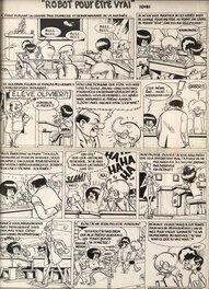 Génial Olivier - Planche originale